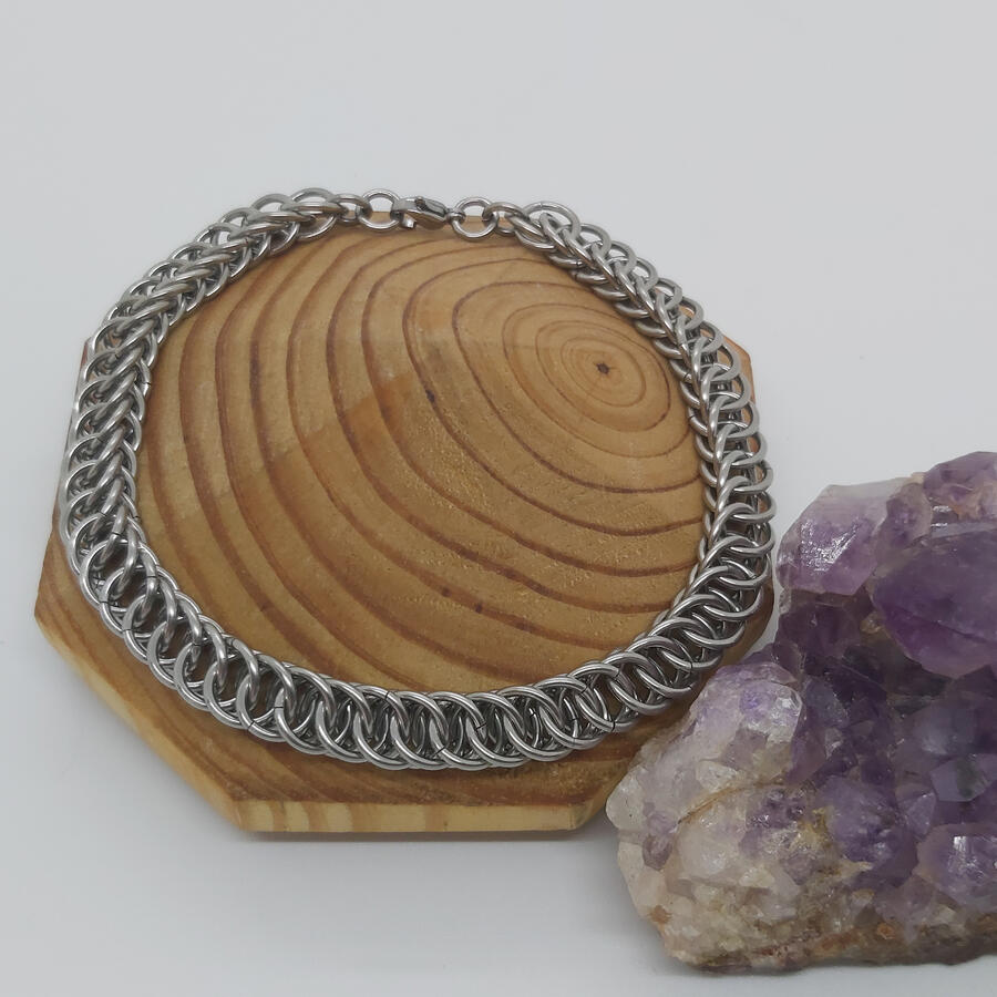 Half-Persian 4-in1 bracelet, made with stainless steel rings