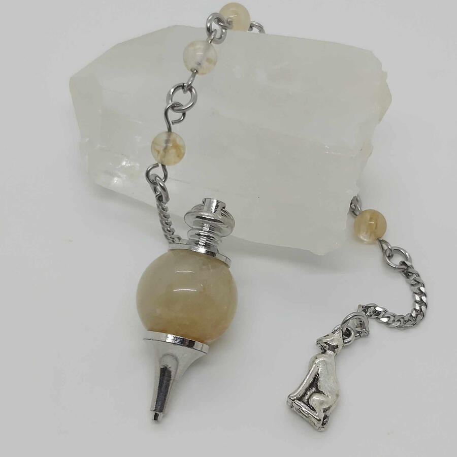 Pendulum, citrine
