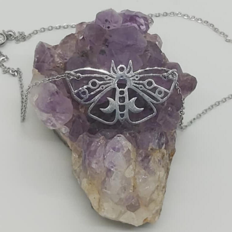 Necklace - moon moth